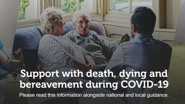 New resource to support social service workers to have conversations about death and dying: Support with death, dying and bereveament during COVID-19 (image)