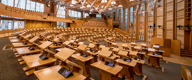 Scottish Parliament Debating Chamber 