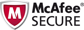 McAfee Secure site logo