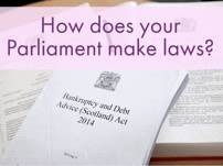 Legislation animated graphic