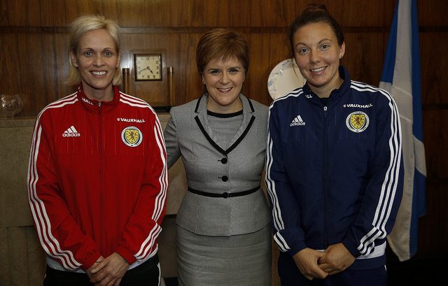 First Minister hosts reception for women's national football team