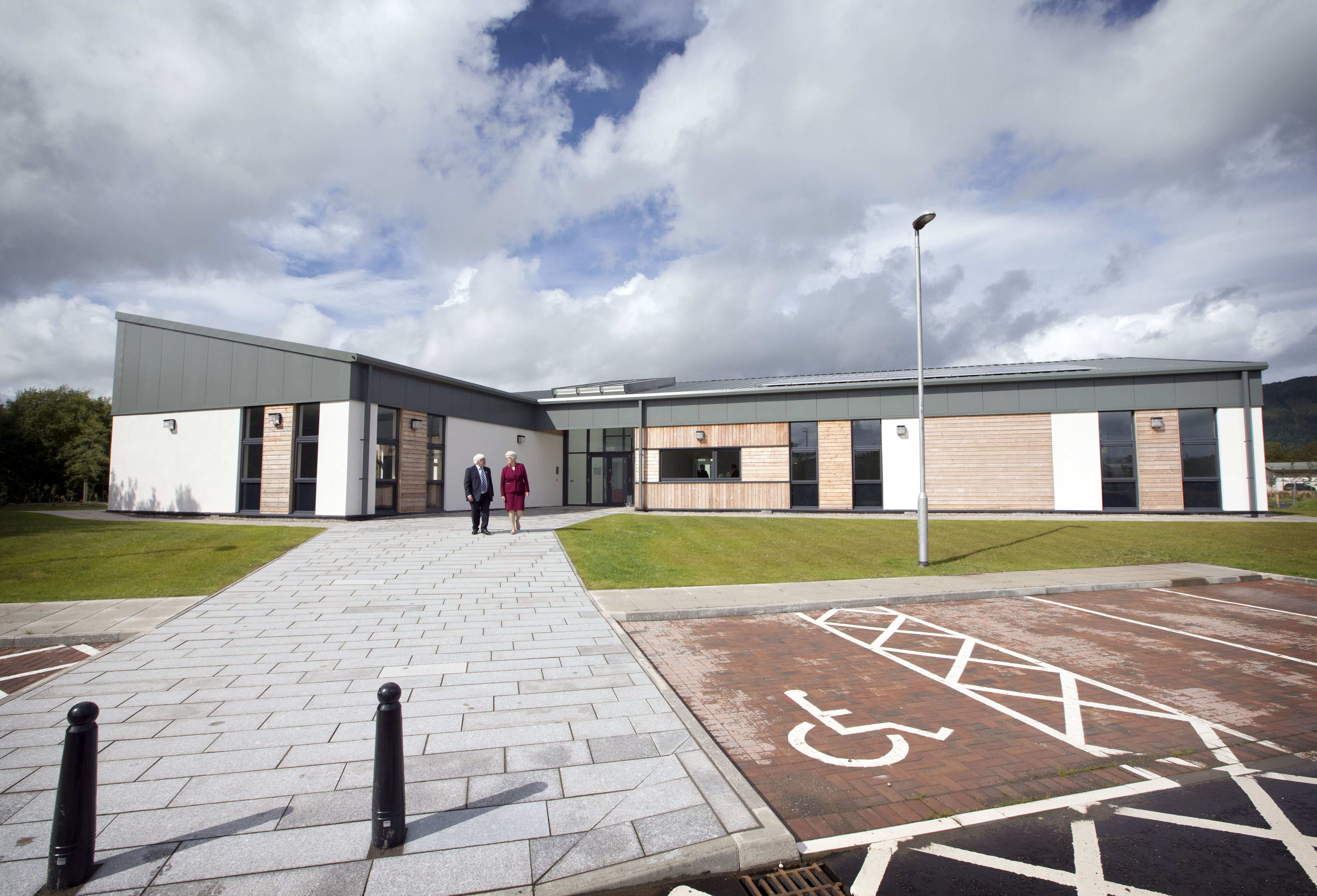 The outside of the Fairmile building in Argyll