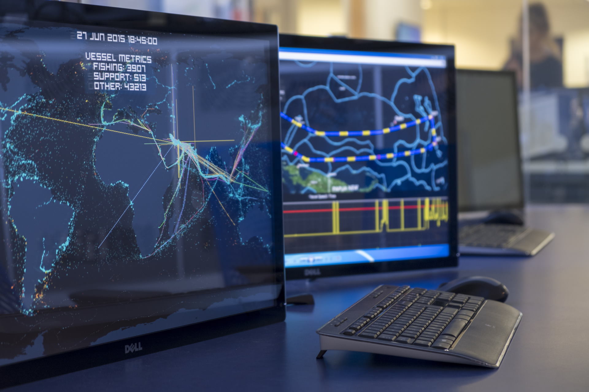 Computers inside the proposed space hub at Sutherland