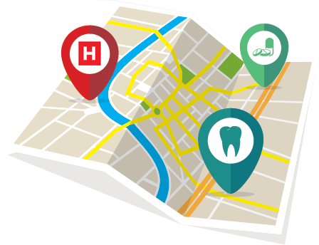 Map for Find Your Local services